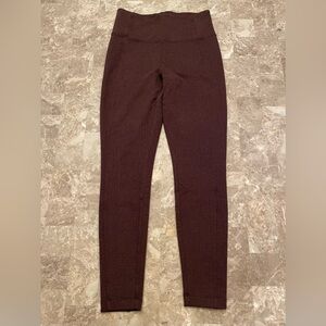 Athleta Delancey Brown Herringbone Leggings
